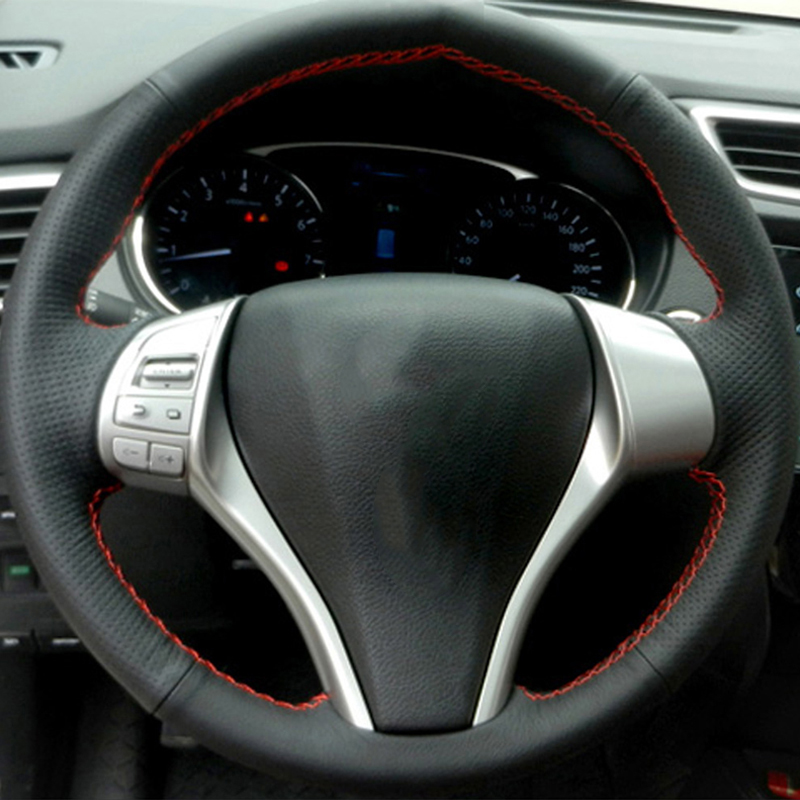 For X-Trail T32 2020 2020 Teana Altima 2013-2020 Genuine Leather Steering Wheel Cover Hand Sewing Wrap Cover With Thread
For X-Trail T32 2020 2020 Teana Altima 2013-2020 Genuine Leather Steering Wheel Cover Hand Sewing Wrap Cover With Thread
