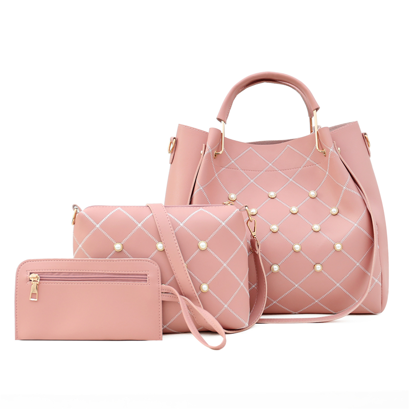 Pink sugao designer handbag women shoulder bags pu leather 3pcs/set handbag luxury purses lady shopping handbag BHP
Pink sugao designer handbag women shoulder bags pu leather 3pcs/set handbag luxury purses lady shopping handbag BHP