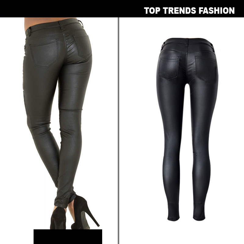 hot sale Winter Plus Size Stretch PU Leather Pants For Women High Waist Joggers Womens Trousers Pencil Skinny Waisted Female Pants, 1# 
hot sale Winter Plus Size Stretch PU Leather Pants For Women High Waist Joggers Womens Trousers Pencil Skinny Waisted Female Pants, 1#