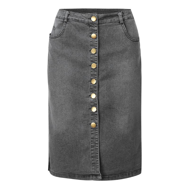 JAYCOSIN New Women' Skirts Fashion Denim Summer Button Design Pencil Split Front Open Knee-Length Jean Summer Shorts Skirts, Black
JAYCOSIN New Women' Skirts Fashion Denim Summer Button Design Pencil Split Front Open Knee-Length Jean Summer Shorts Skirts, Black