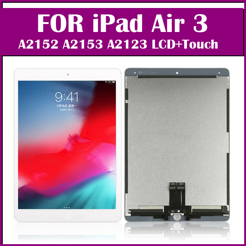For iPad Air 3 3rd Gen A2152 A2153 A2123 LCD Screen Display Assembly Adhesive Replacement
For iPad Air 3 3rd Gen A2152 A2153 A2123 LCD Screen Display Assembly Adhesive Replacement