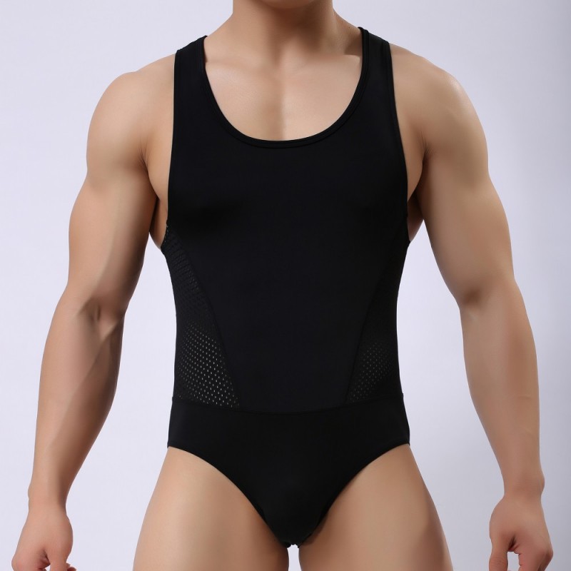 male underwear shapers mens leotard bodysuits tight suits body elastic building men singlet high quality new, White
male underwear shapers mens leotard bodysuits tight suits body elastic building men singlet high quality new, White