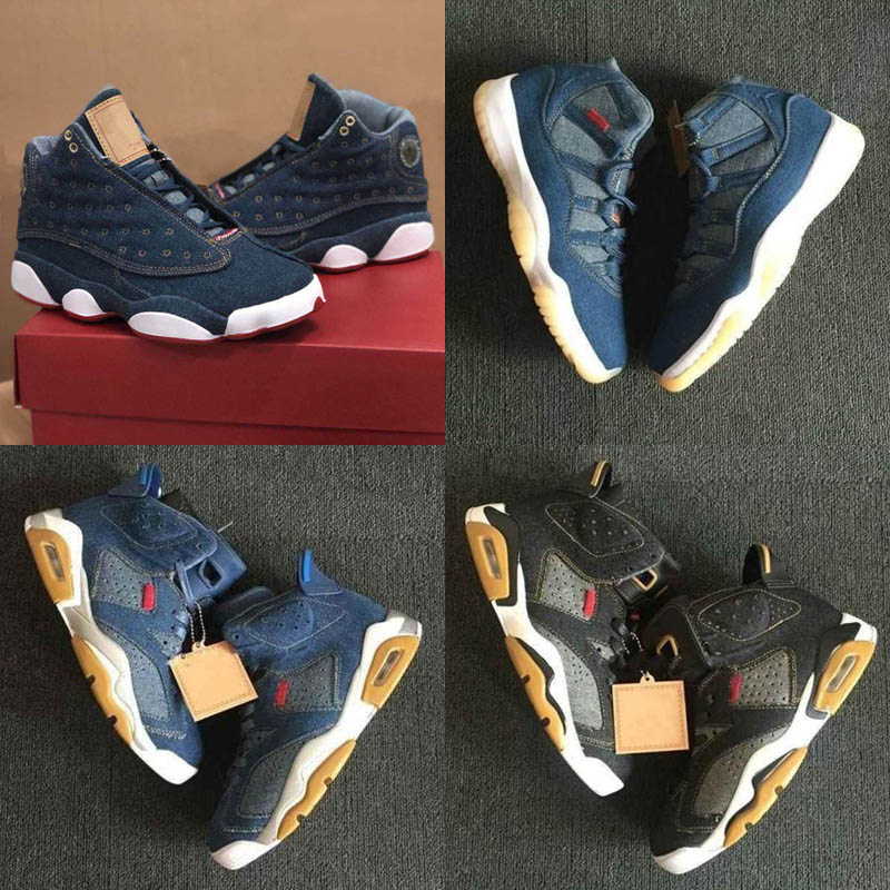 2019 New Jumpman 4 6 11 13 Denim LS Jeans Travis All Black Basketball Shoes Men 4s Blue Jeans Sneakers size 7-13, As photo 2
2019 New Jumpman 4 6 11 13 Denim LS Jeans Travis All Black Basketball Shoes Men 4s Blue Jeans Sneakers size 7-13, As photo 2