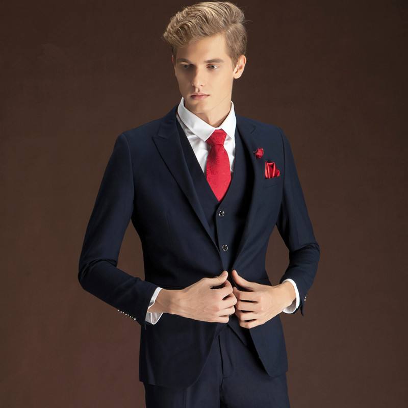 Custom Made tuxedos groom wedding men suits mens wedding suits tuxedo costumes de smoking pour hommes men(Jacket+Pants+Tie+Vest) B32, Same as image
Custom Made tuxedos groom wedding men suits mens wedding suits tuxedo costumes de smoking pour hommes men(Jacket+Pants+Tie+Vest) B32, Same as image