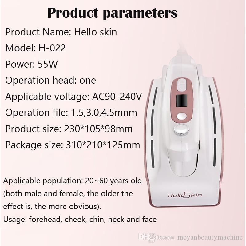 MINI HIFU Multifunctional Skin Care Ultrasonic Facial Beauty Instrument Facials Lifting Rejuvenation Anti Aging Wrinkle Remove