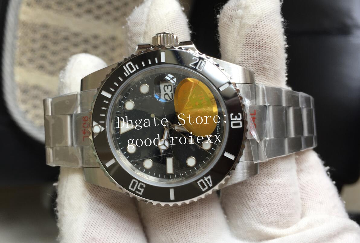 Top Men's Waterproof Watches 904L Steel Automatic 2836 Watch Noobf Factory V10 Black Ceramic 116610LN Dive Men Eta Swiss Sub 116610LV, Box
Top Men's Waterproof Watches 904L Steel Automatic 2836 Watch Noobf Factory V10 Black Ceramic 116610LN Dive Men Eta Swiss Sub 116610LV, Box