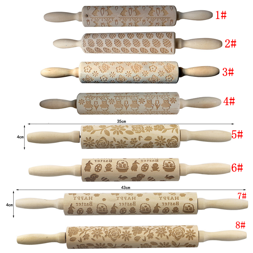 Easter Embossing Rolling Pin Baking Cookies Noodle Biscuit Fondant Cake Dough Engraved Roller Kitchen DIY Cookies home Tool FFA3713
Easter Embossing Rolling Pin Baking Cookies Noodle Biscuit Fondant Cake Dough Engraved Roller Kitchen DIY Cookies home Tool FFA3713