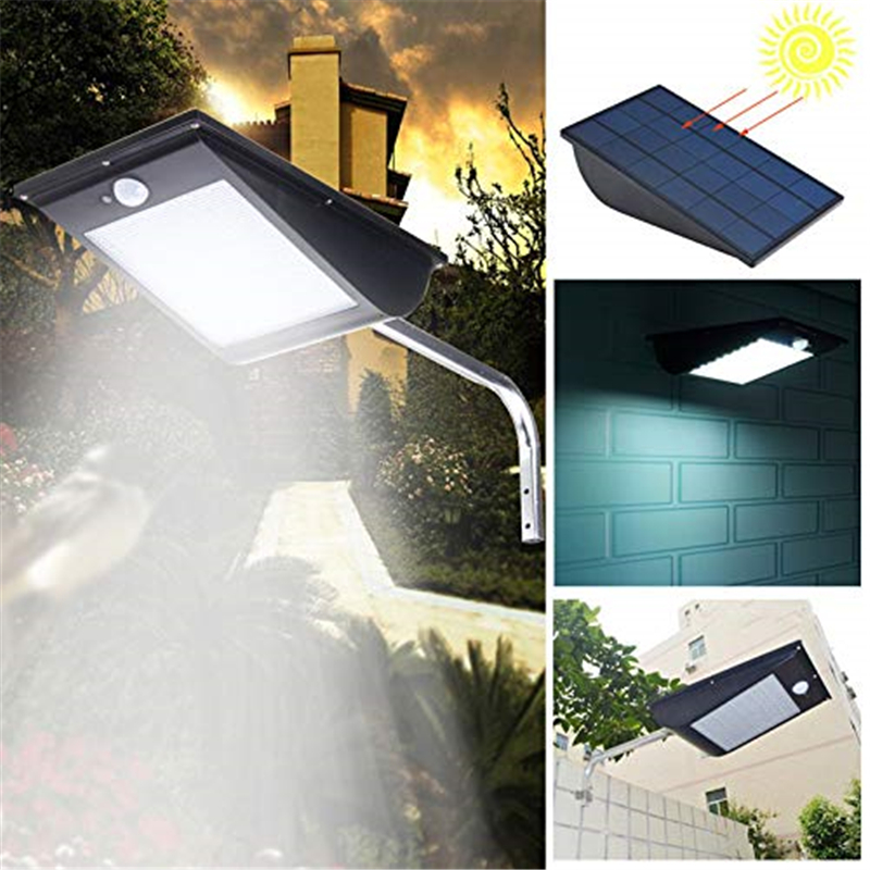 LED Solar Lights Outdoor High Quality Power LED Motion Sensor Wireless Wall Light 11000mah Street Lamp