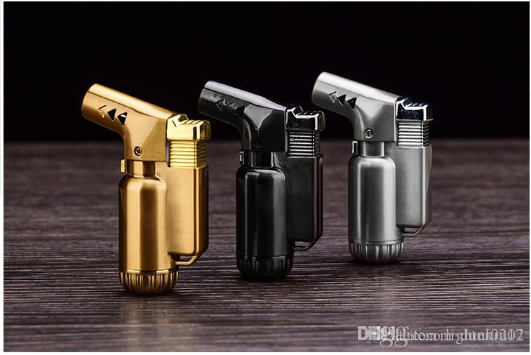 MINI metal gas jet flame kitchen torchs Butane Refillable Micro Culinary Torchs Windproof Cigarette Lighter torch W260202
