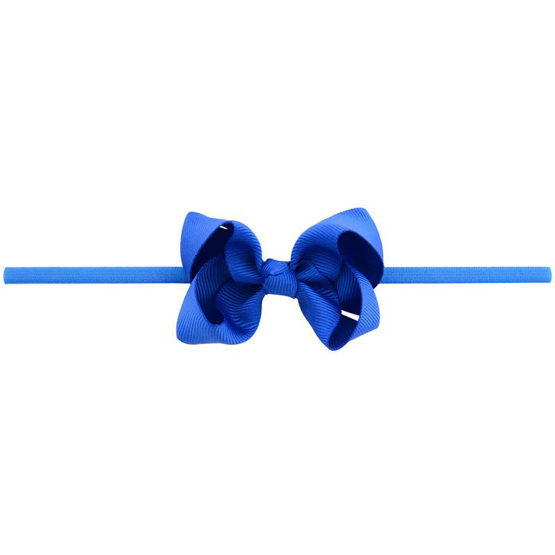 Girls Mini Bow Tie Knot Headbands 3 Inches Wrap Safety Elastic Hairband Baby Infant Toddler Photography Props Accessories Boutique
