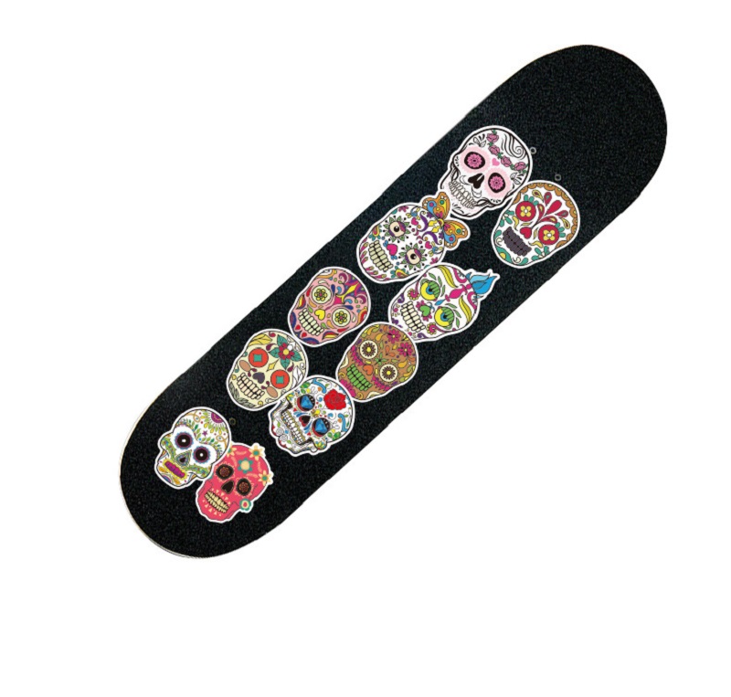 50pcs Skull Stickers Pack Motorcycle Car Stickers Mexican Day of The Dead Sticker Bomb Water Bottle