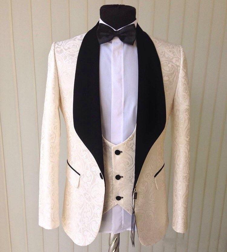 Classic Shawl Lapel Wedding Tuxedos Slim Fit Suits For Men Groomsmen Suit Three Pieces Cheap Prom Formal Suits (Jacket+Pants+Vest+Tie) 562, Same as image
Classic Shawl Lapel Wedding Tuxedos Slim Fit Suits For Men Groomsmen Suit Three Pieces Cheap Prom Formal Suits (Jacket+Pants+Vest+Tie) 562, Same as image