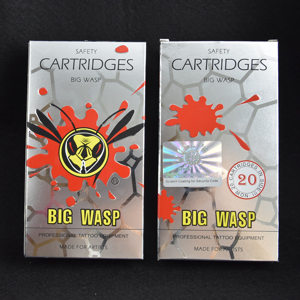 BIGWASP Standard Tattoo Needle Cartridges - Round Liners 1/3/5/7/9/11/13/14/15RL CX200808