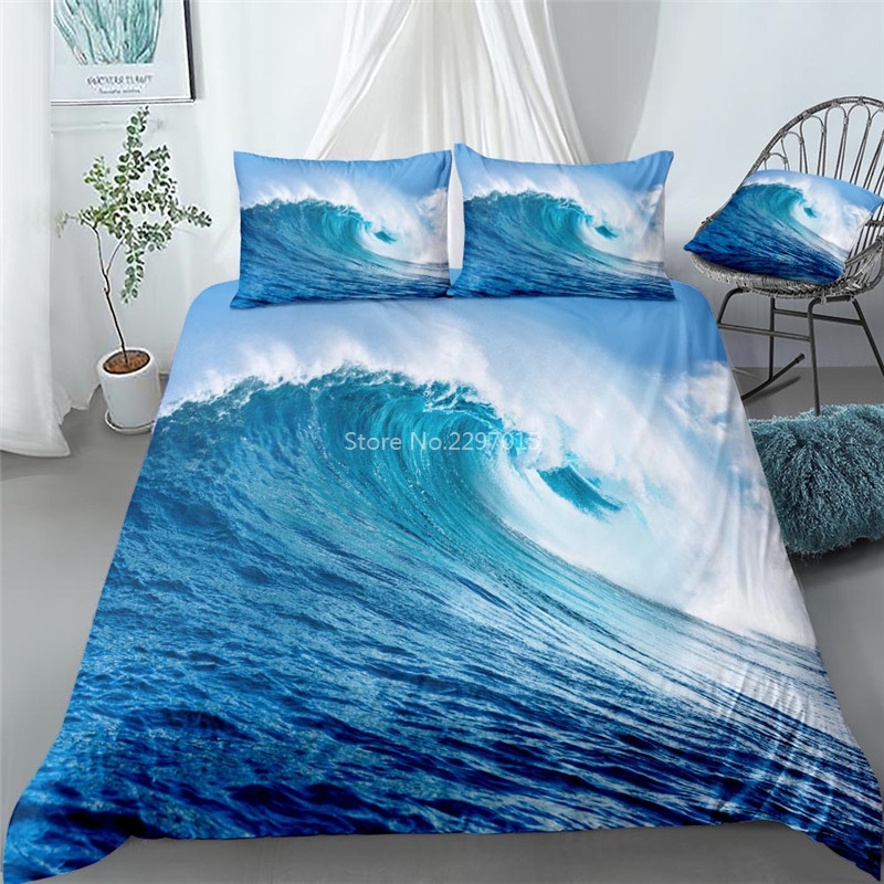 Ocean Waves 3d Printed Bedding Set Summer Vacation Scenery Duvet Cover Pillowcase Full Queen King Bed Linen Free Shipping, Gray
Ocean Waves 3d Printed Bedding Set Summer Vacation Scenery Duvet Cover Pillowcase Full Queen King Bed Linen Free Shipping, Gray