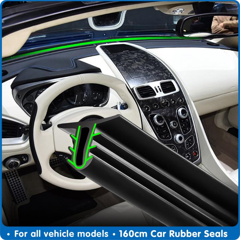 160cm Universal Car Windshield Sealant Dashboard Soundproof Rubber Seal Strip Auto Rubber Seals Car Panel Seal Accessories
160cm Universal Car Windshield Sealant Dashboard Soundproof Rubber Seal Strip Auto Rubber Seals Car Panel Seal Accessories
