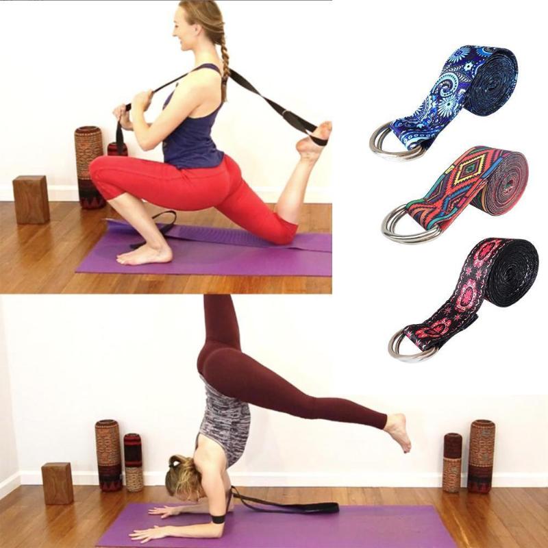 D-Ring Belts Yoga Strap Fitness Rope Colored Printed Sport Yoga Washable Belt Straps Stretch New Adjustable Belt Stret H6X9, Red 
D-Ring Belts Yoga Strap Fitness Rope Colored Printed Sport Yoga Washable Belt Straps Stretch New Adjustable Belt Stret H6X9, Red