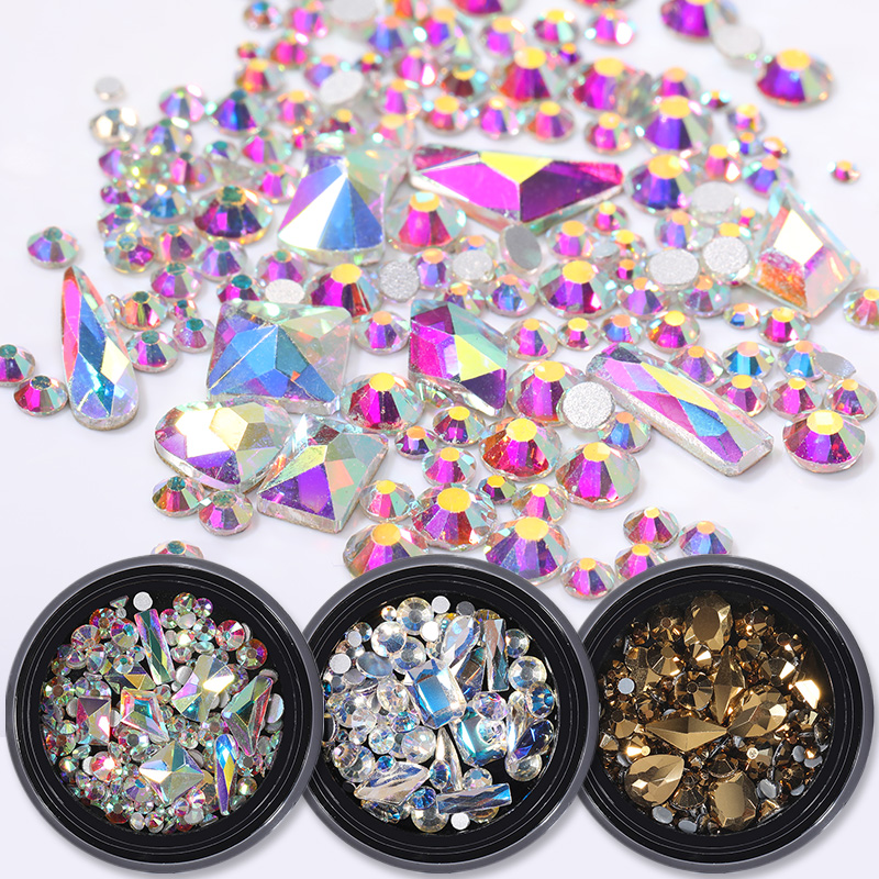 1 Box 3D Nail Art Rhinestones Metal Rivet Beads Studs Nail Stones Decors Mixed Size Art Decoration DIY Accessories
1 Box 3D Nail Art Rhinestones Metal Rivet Beads Studs Nail Stones Decors Mixed Size Art Decoration DIY Accessories