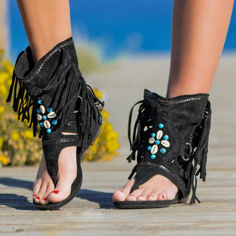 Shoes Woman For 2020 Summer Women Girls Retro Bohemian Tassel Sandals Roman Beach Shoes Boots Womens Sandals Flat #38, Brown
Shoes Woman For 2020 Summer Women Girls Retro Bohemian Tassel Sandals Roman Beach Shoes Boots Womens Sandals Flat #38, Brown
