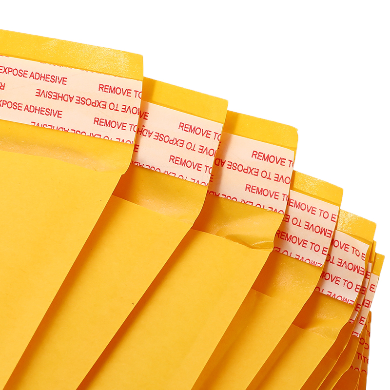 50 PCS/Lot Kraft Paper Bubble Envelopes Bags Mailers Padded Shipping Envelope With Bubble Mailing Bag Drop Shipping