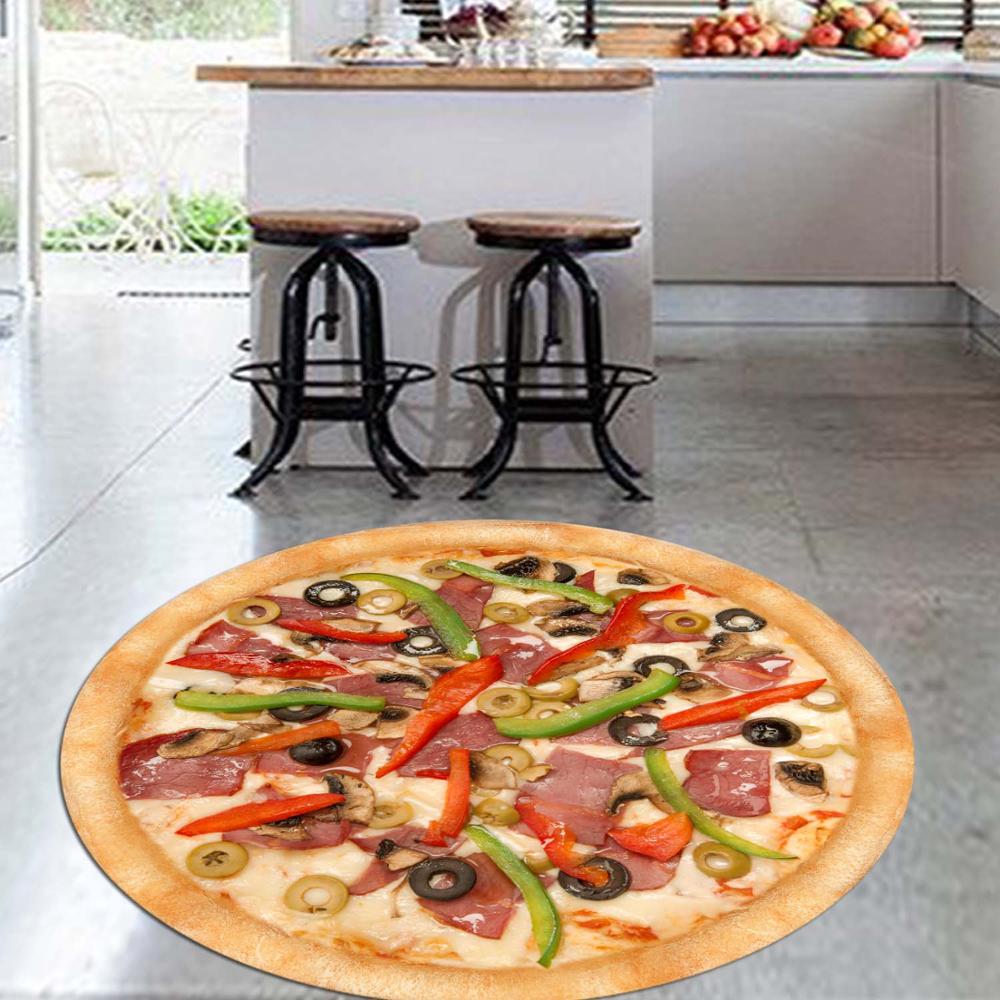 Else Big Pizza on Fresh Vegetables 3d Pattern Print Anti Slip Back Round Kitchen Carpets Area Rug For Living Rooms, As pic
Else Big Pizza on Fresh Vegetables 3d Pattern Print Anti Slip Back Round Kitchen Carpets Area Rug For Living Rooms, As pic