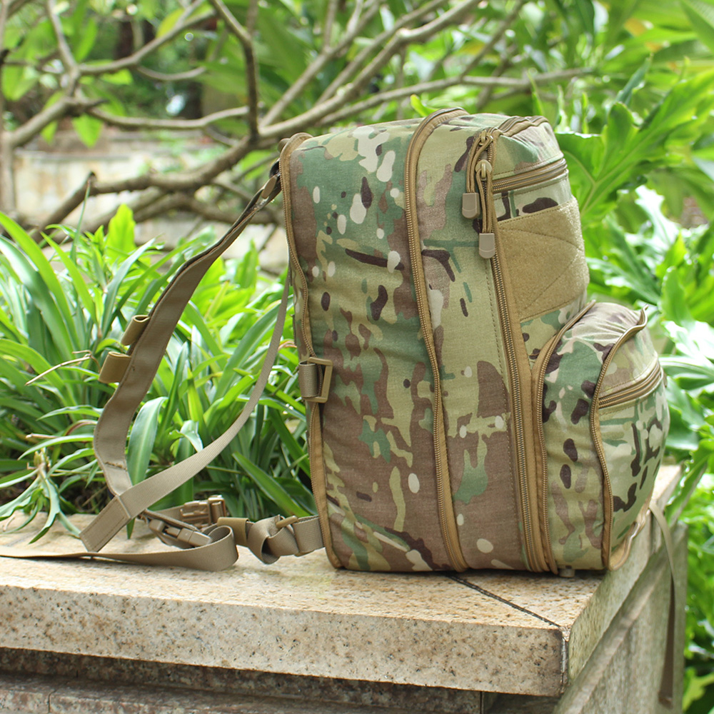 Flatpack D3 Tactical Backpack Hydration Carrier Molle Pouch Airsoft Gear Multipurpose Vest Assault Softback Travel Bag T190922