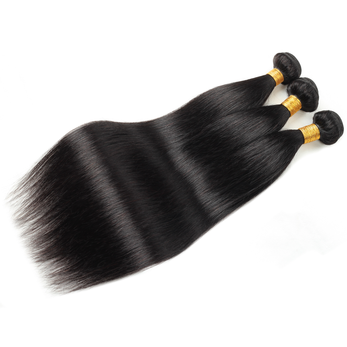 3Pcs Loose Deep Curly Brazilian Human Hair Bundles Yaki Straight Body Water Virgin Hair Extensions