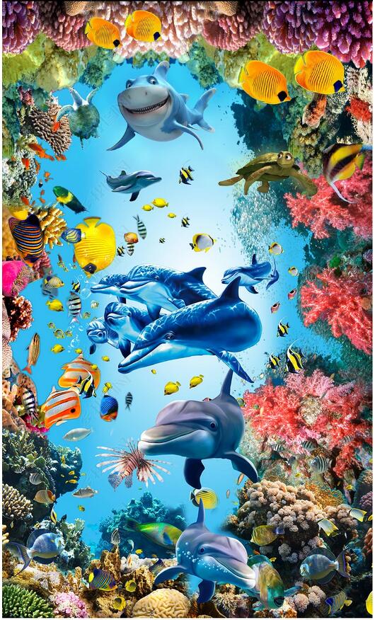 3d pvc flooring custom photo Underwater world 3D floor three-dimensional painting floor tiles 3d wall murals wallpaper, Sky blue 
3d pvc flooring custom photo Underwater world 3D floor three-dimensional painting floor tiles 3d wall murals wallpaper, Sky blue