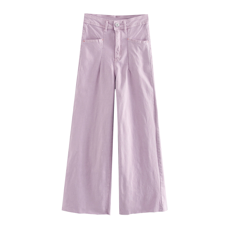 Women Fashion High Waisted Wide Leg Jeans 2020 Zipper Casual Solid Denim Pants Streetwear Straight Purple Jeans Trousers
Women Fashion High Waisted Wide Leg Jeans 2020 Zipper Casual Solid Denim Pants Streetwear Straight Purple Jeans Trousers