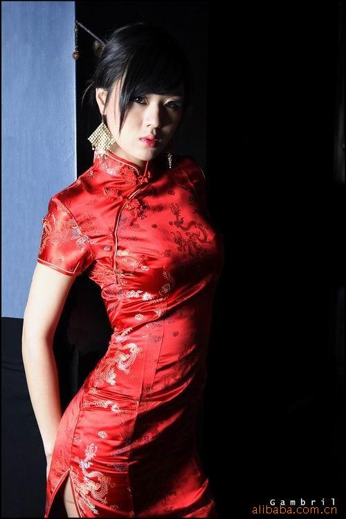 Hot sale! mordern Sexy Chinese tang suit Qipao costumes,dragon Phoenix short cheongsam dresses Chinese traditional dress