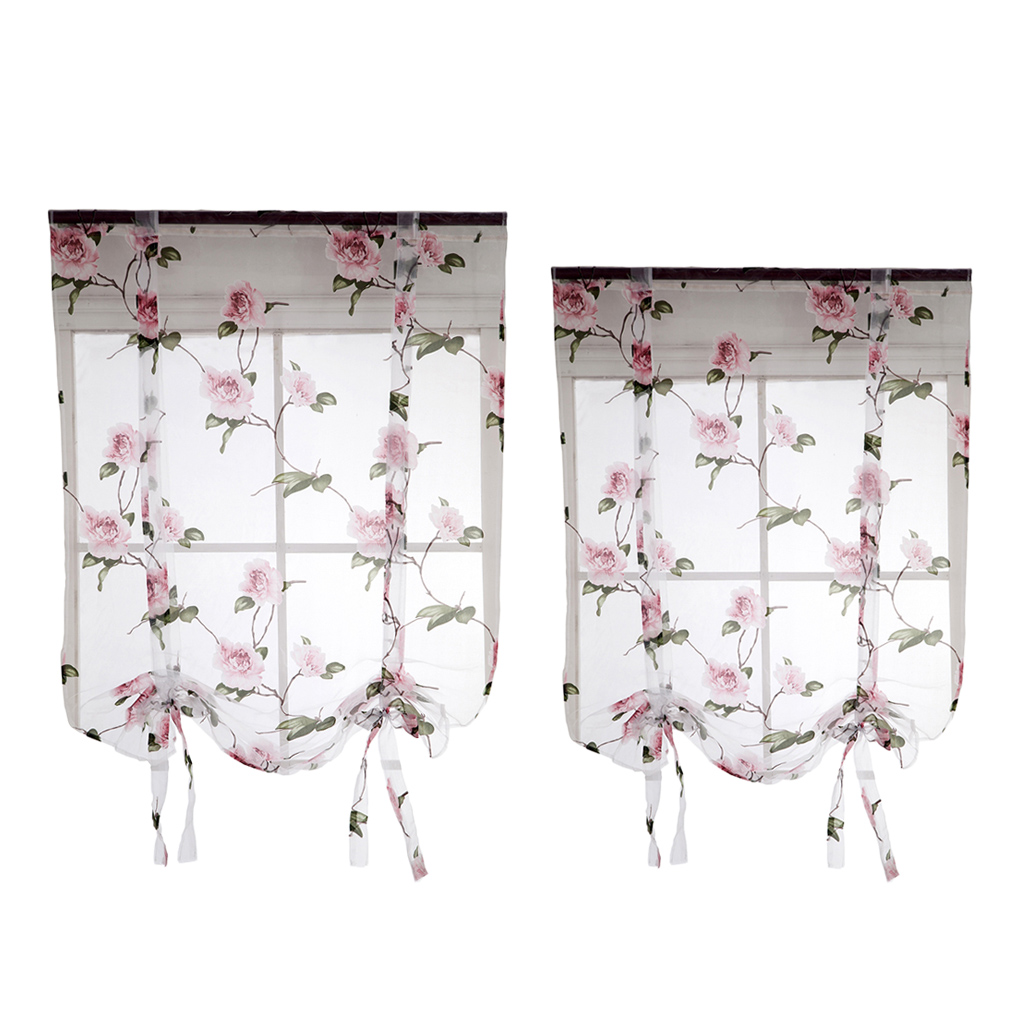 2pcs beauty flower roman curtain voile tie up shade window valance drape blind
2pcs beauty flower roman curtain voile tie up shade window valance drape blind
