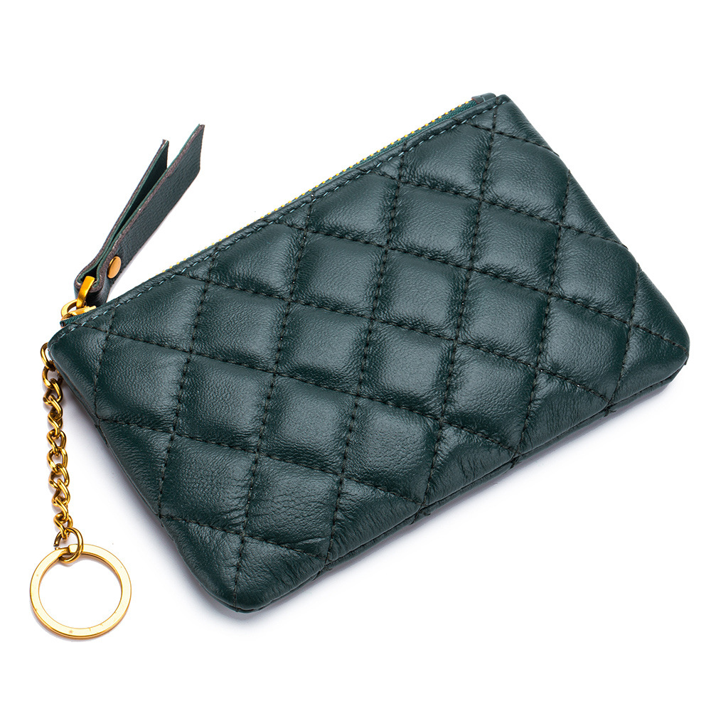New fashion luxury classic designer coin bag stripped ultra thin zipper genuine leather card holder wallet for women girls with key ring, Blue
New fashion luxury classic designer coin bag stripped ultra thin zipper genuine leather card holder wallet for women girls with key ring, Blue