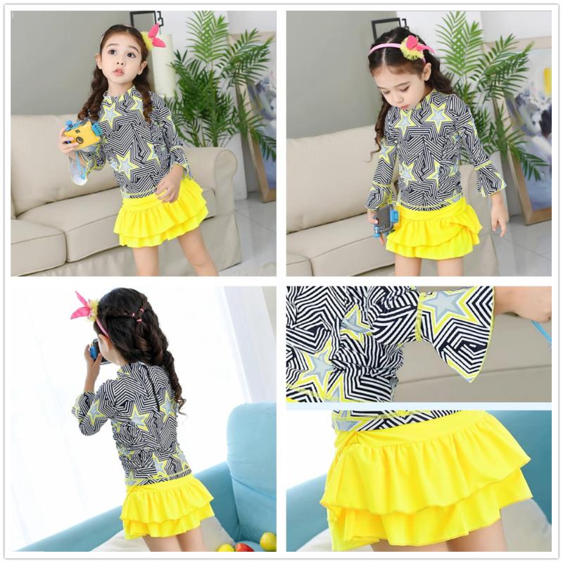2020 Summer Korean rash guard girls surfing 2 piece swimsuit cute rashguard for kids swim shirt and skirt long sleeve swimwear
2020 Summer Korean rash guard girls surfing 2 piece swimsuit cute rashguard for kids swim shirt and skirt long sleeve swimwear