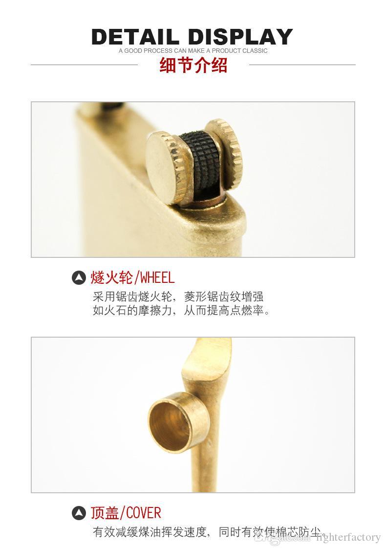 New Arrival Hot Genuine Product Wholesale Austria IMCO Kerosene Wind-proof Pure Copper Thin Fuel Lighter W260202