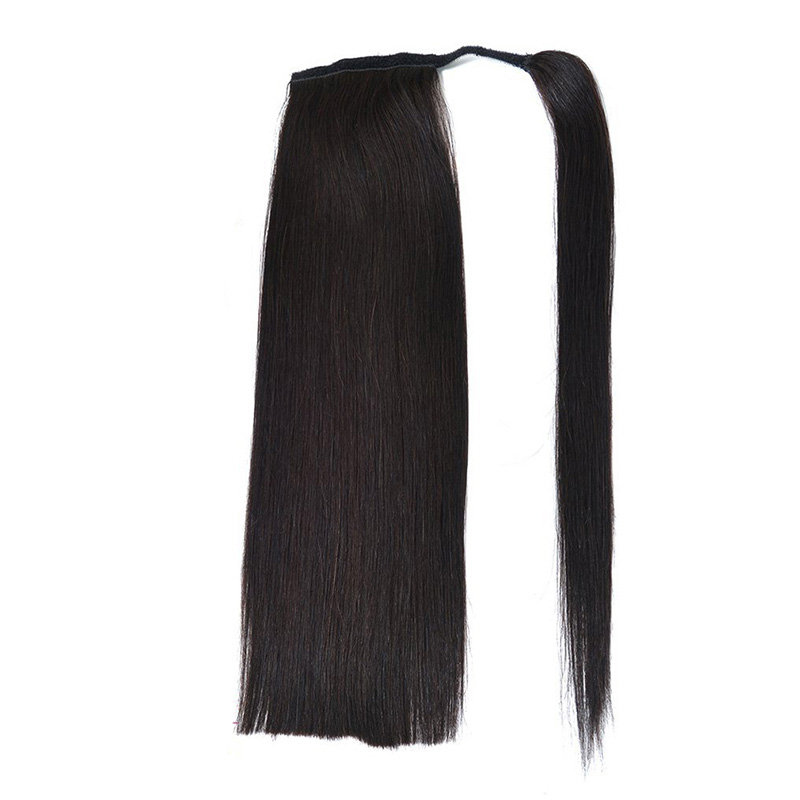 9A Ponytail Claw Clip Hair Extensions 100% Virgin Brazilian Peruvian Malaysian Indian Remy Human Straight Hair Horsetail Color 1B Blonde 613