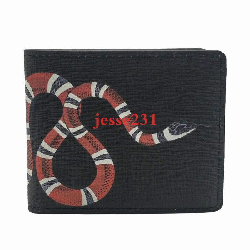 High quality men animal Short Wallet Leather black snake Tiger bee Wallets short Style Purse Wallet card Holders with gift box, With box
High quality men animal Short Wallet Leather black snake Tiger bee Wallets short Style Purse Wallet card Holders with gift box, With box