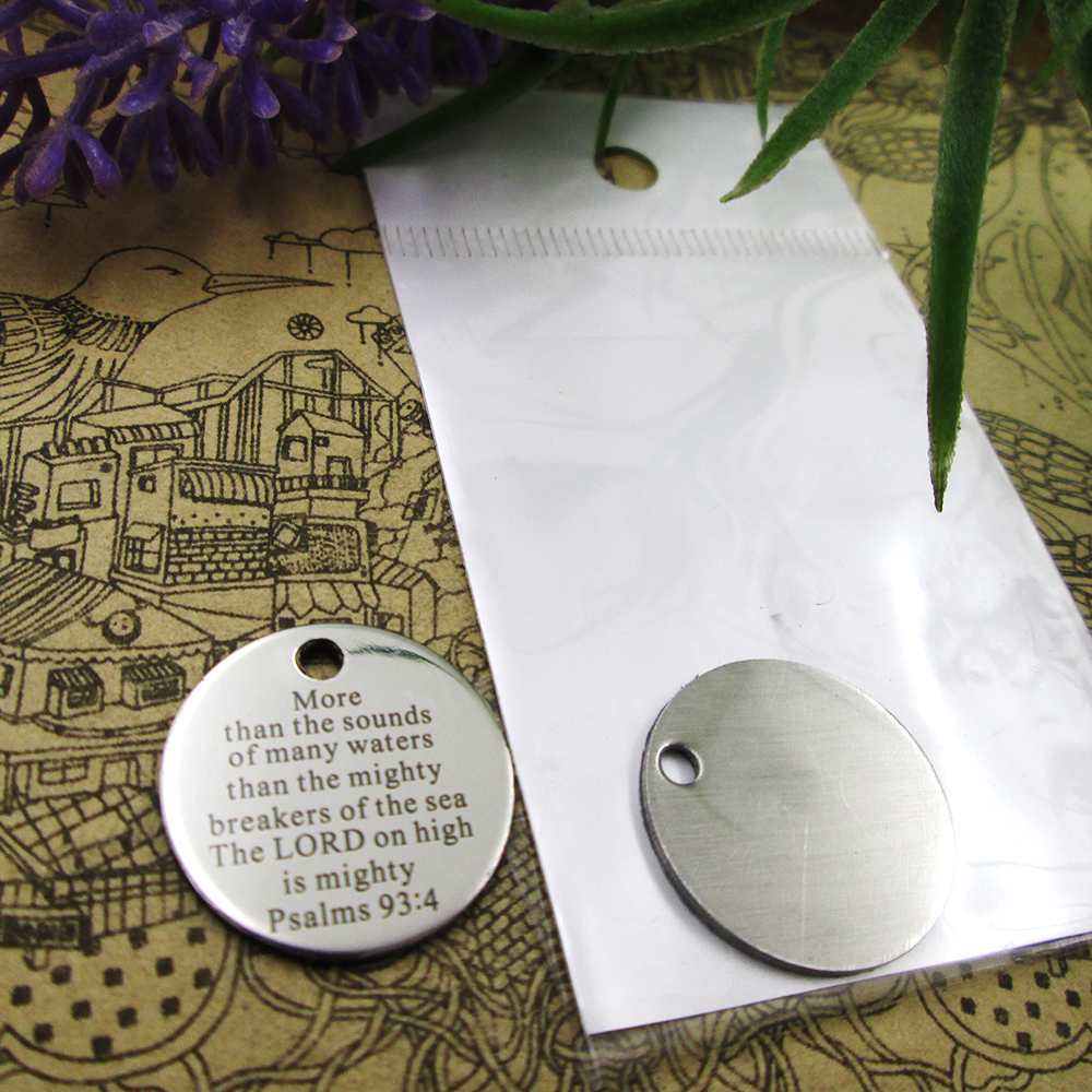 40pcs--"more than the sounds of many waters"stainless steel charms more style for choosing DIY Charms pendants for necklace
40pcs--"more than the sounds of many waters"stainless steel charms more style for choosing DIY Charms pendants for necklace