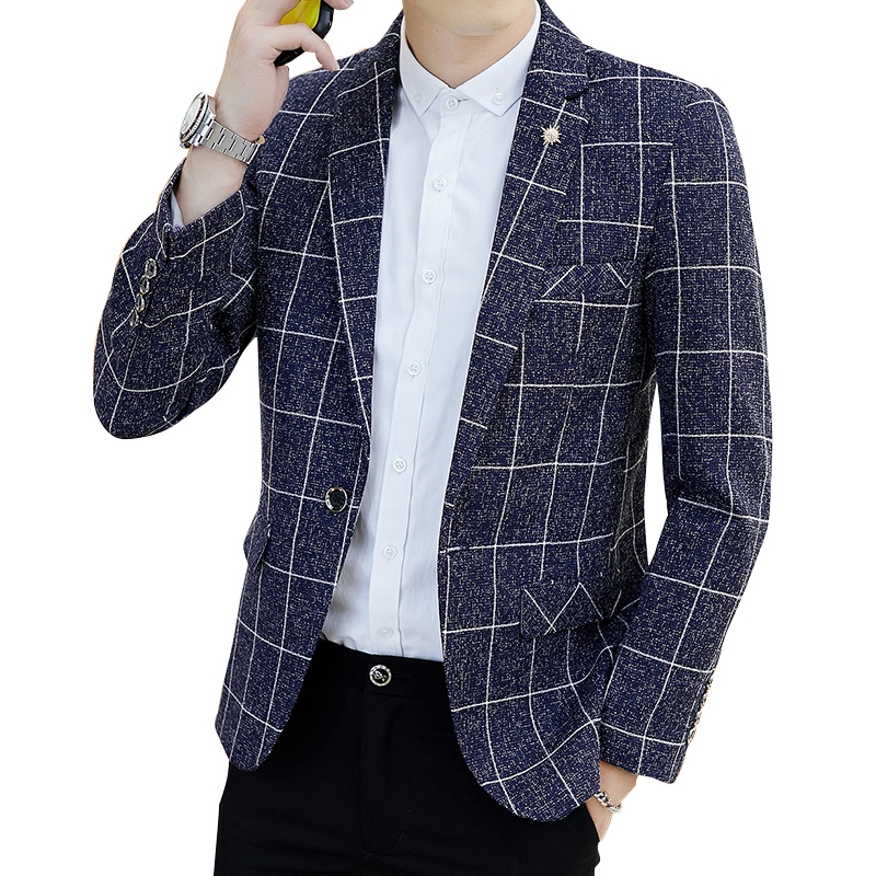 Men Suit Jacket Clothing Men Casual Blazer Dress Formal Jacket Coat Slim Fit Male Plaid One Button Charm Blazer Suit Coat, Black
Men Suit Jacket Clothing Men Casual Blazer Dress Formal Jacket Coat Slim Fit Male Plaid One Button Charm Blazer Suit Coat, Black