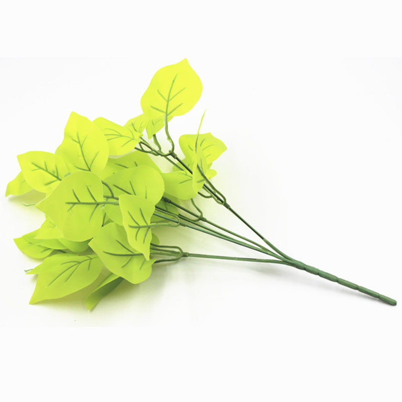 1pcs Artificial Plants Green Grass Plastic plant Grass Garden Home Decoration artificial Fake plant Leaves Green B