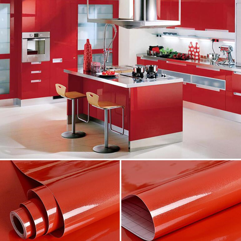 Modern Thick Waterproof Self Adhesive Wallpaper for Furniture Renovation Contact Papers for Bathroom Kitchen Home Decals250U5812463