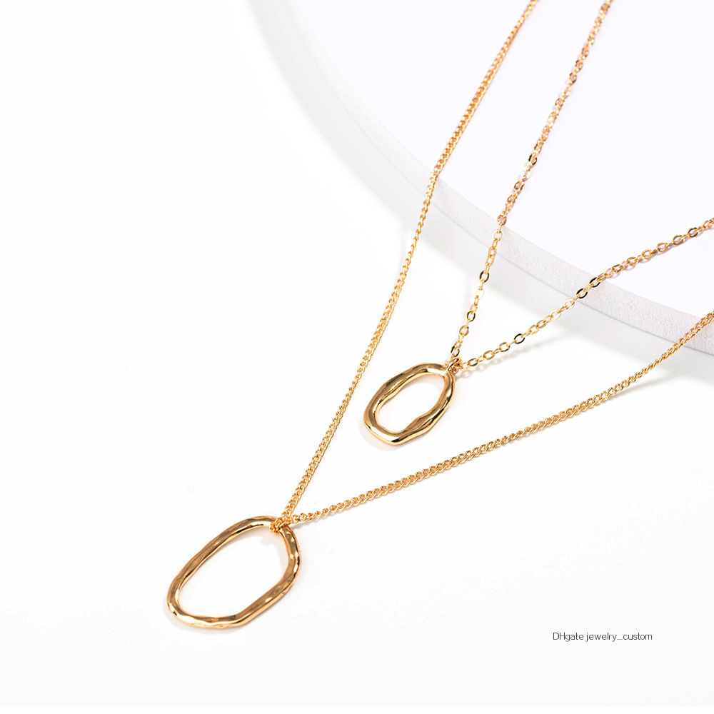 Concise Ma'am Multi-storey Joker Necklace Personality Special-shaped Ring Double-deck Clip Chain
Concise Ma'am Multi-storey Joker Necklace Personality Special-shaped Ring Double-deck Clip Chain