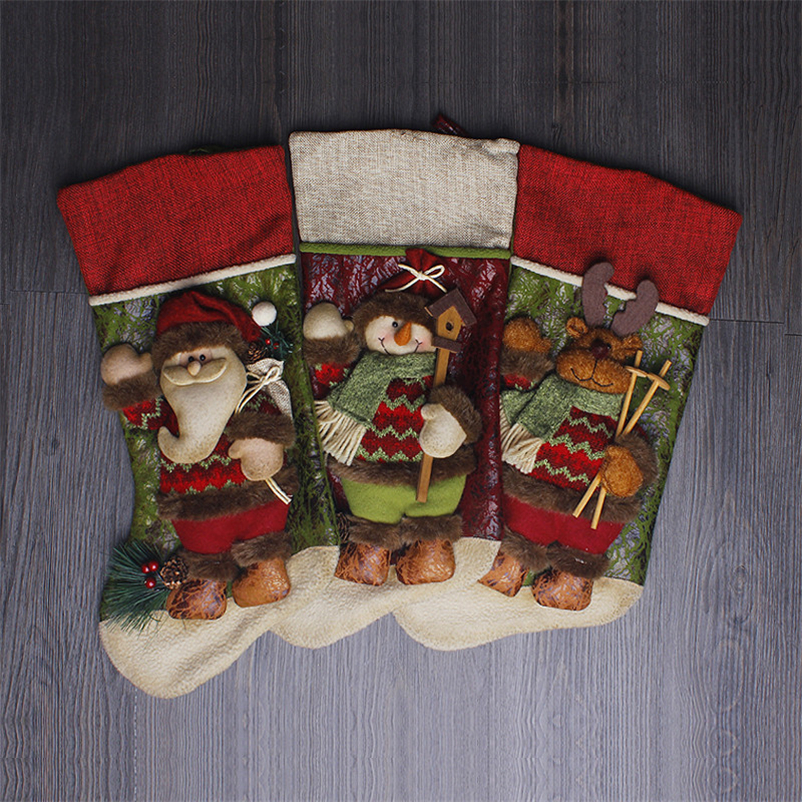 Christmas Gift Bags Santa Claus Snowman Christmas Stockings Hanging tree decorations navidad Boots New Year Gift Bag
Christmas Gift Bags Santa Claus Snowman Christmas Stockings Hanging tree decorations navidad Boots New Year Gift Bag