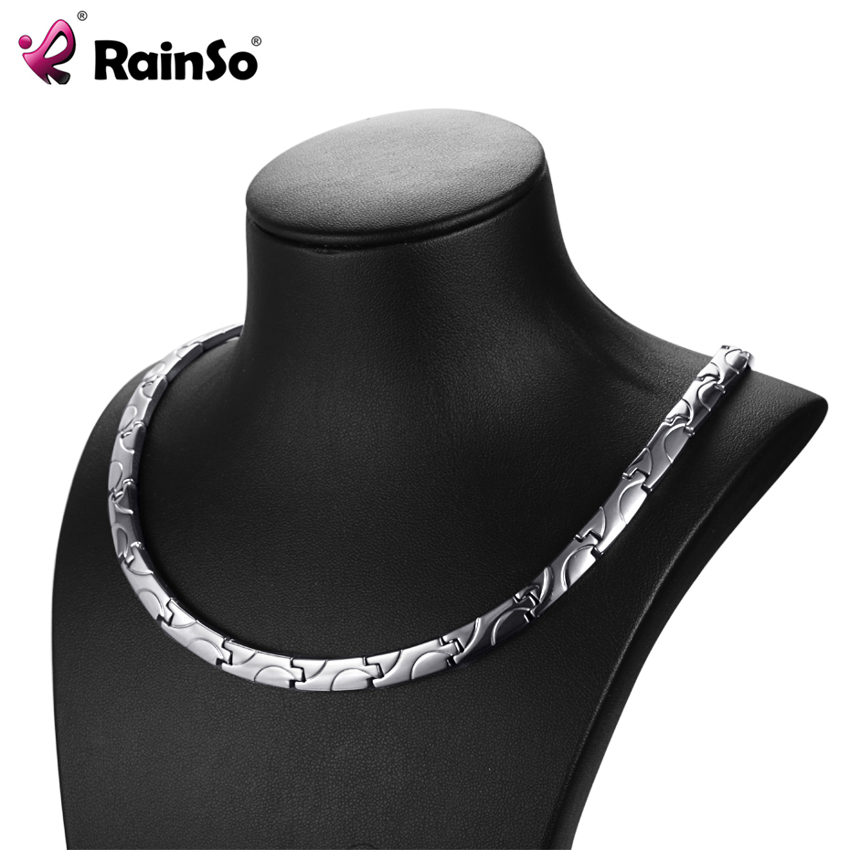 RainSo Bio Energy Magnetic Necklace 2019 Fashion Healing Titanium Power Necklaces Classic Link Chain For Women Health Jewelry
RainSo Bio Energy Magnetic Necklace 2019 Fashion Healing Titanium Power Necklaces Classic Link Chain For Women Health Jewelry