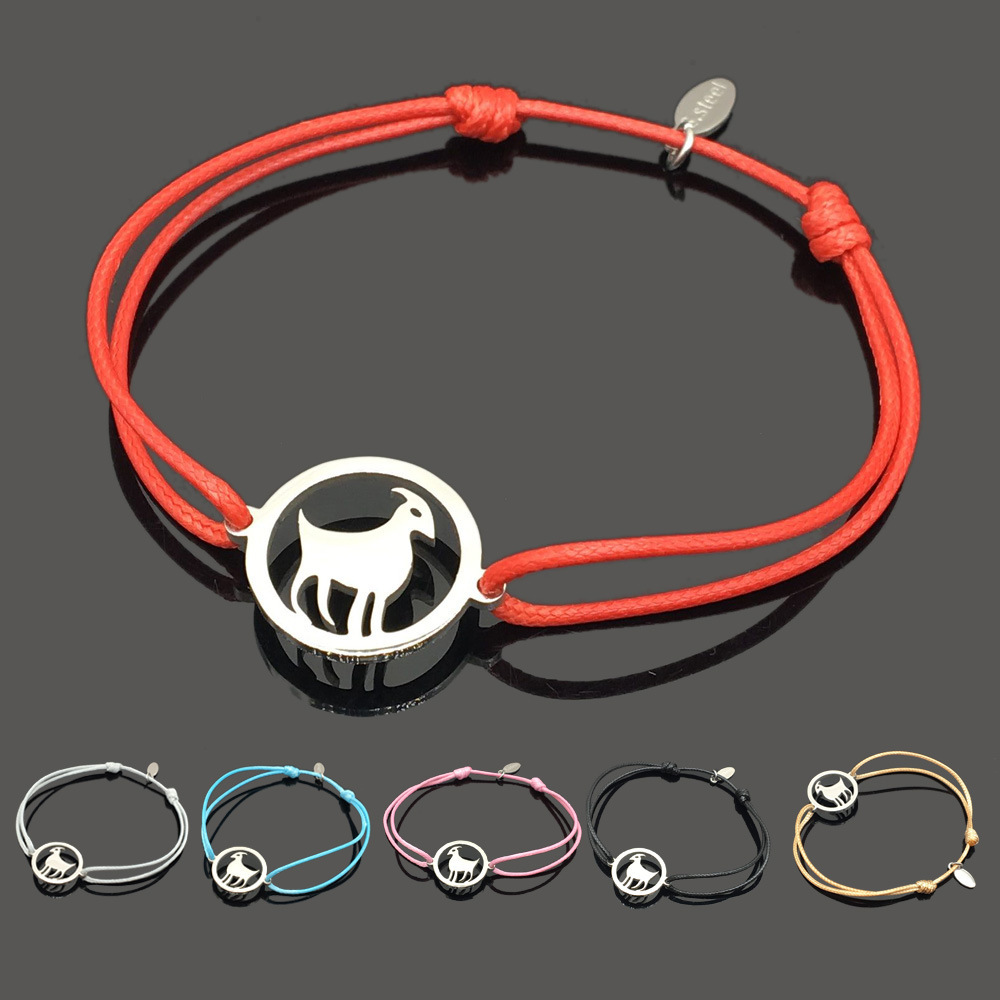 Goat Stainless Steel Can Adjust Rope Bracelet Stainless Steel Pendeloque Cut Bracelet
Goat Stainless Steel Can Adjust Rope Bracelet Stainless Steel Pendeloque Cut Bracelet