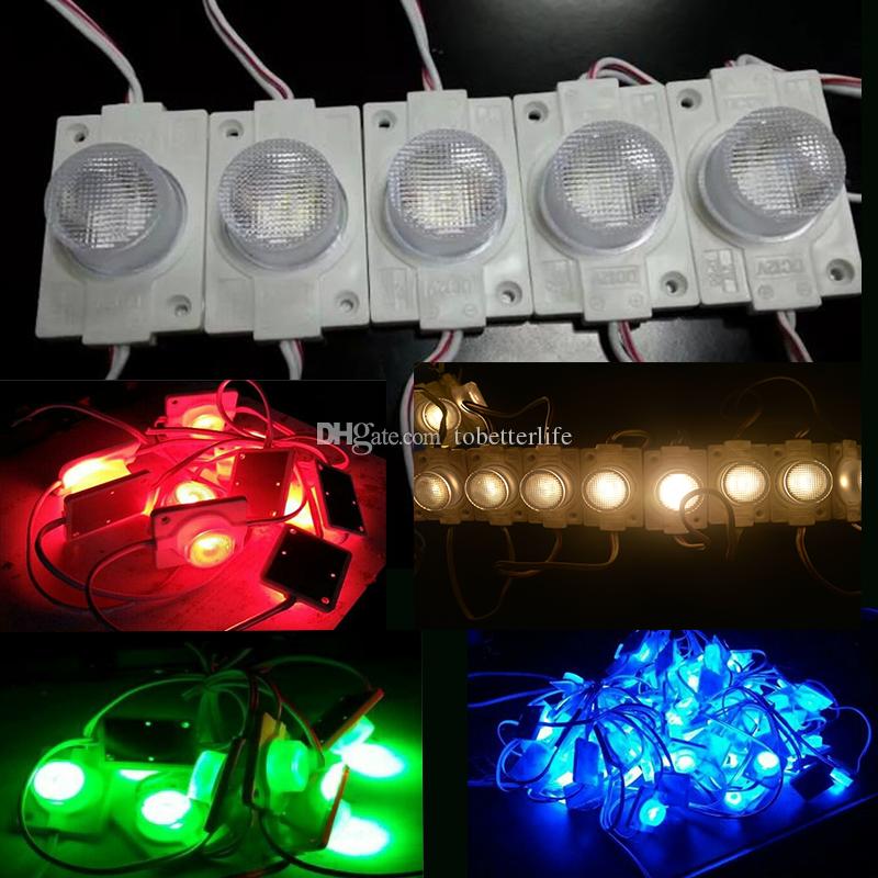 LED Modules smd 3030 1 LED 1.5W IP65 Waterproof Led Modules outdoor Light box Lighting warm cool white DC12V