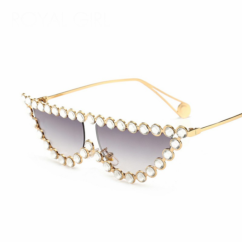 Sunglasses Women New Fashion Cat Eye Sun Glasses Female Diamond Flat Top Eye Wear UV400
Sunglasses Women New Fashion Cat Eye Sun Glasses Female Diamond Flat Top Eye Wear UV400
