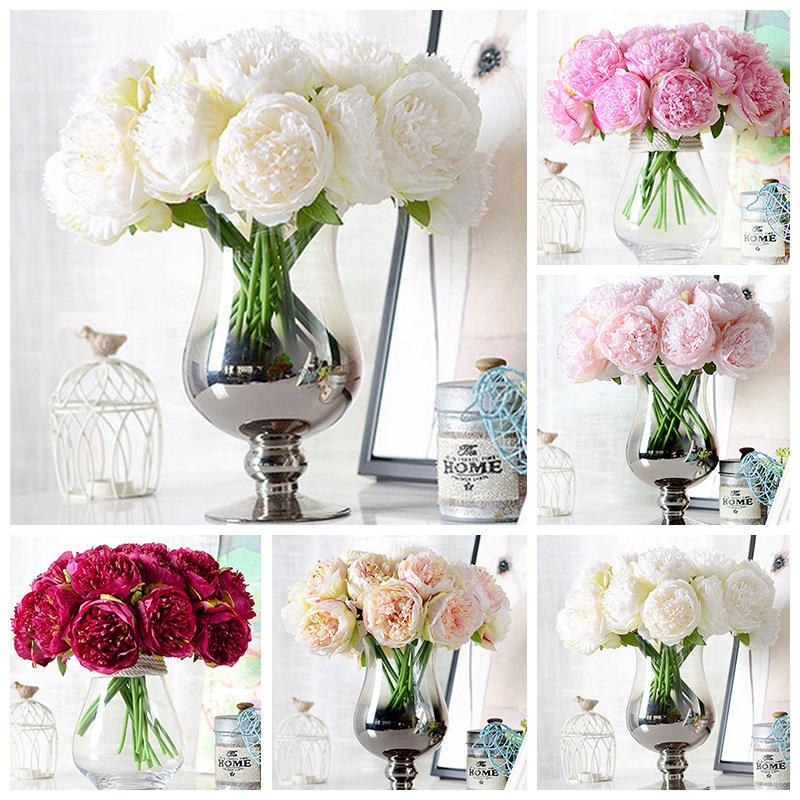 SOLEDI Flower Bouquet Home Artificial Flowers Artificial Flowers for Decoration Peony Decor Simulation Bridal Silk, Pink
SOLEDI Flower Bouquet Home Artificial Flowers Artificial Flowers for Decoration Peony Decor Simulation Bridal Silk, Pink