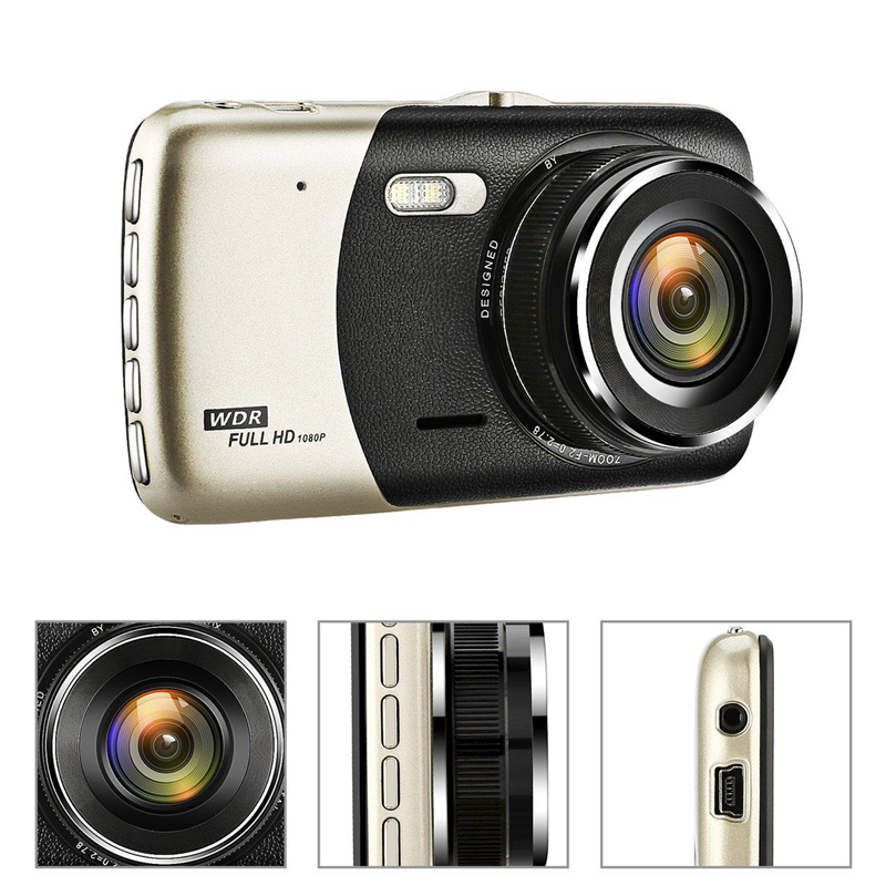 2Ch 37quot screen Jieli car DVR recorder auto video camera vehicle windshield video dashcam 140 degrees wide view angle car bla