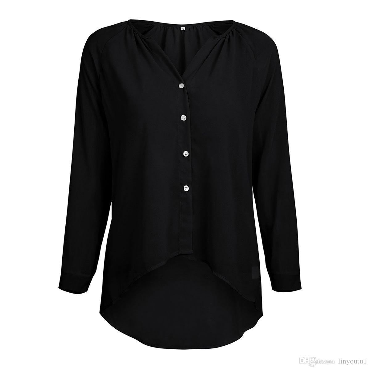 2020 Women White Shirt Long Sleeve Shirt Korean Pocket Women Clothes Streetwear Slim Chiffon Blouse Elegant Women Tops
