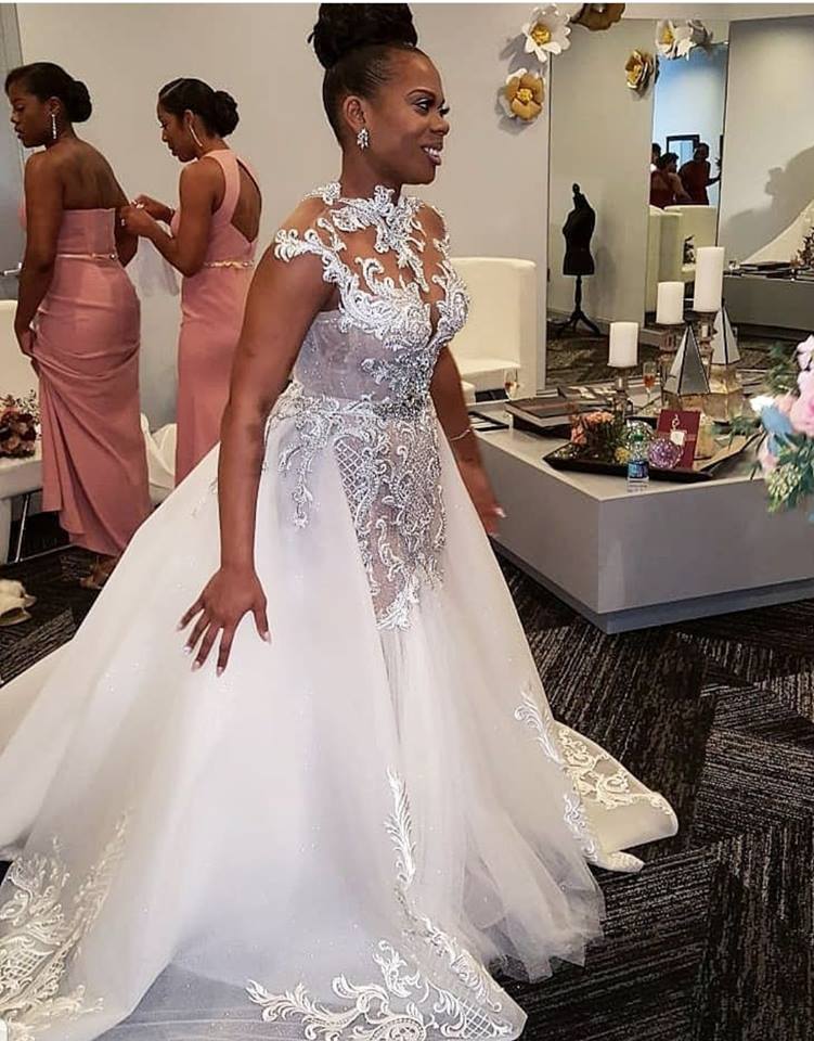 2020 Arabic Aso Ebi Luxurious Mermaid Sexy Wedding Dresses Lace Beaded Crystals Bridal Dresses Vintage Illusion Wedding Gowns ZJ356