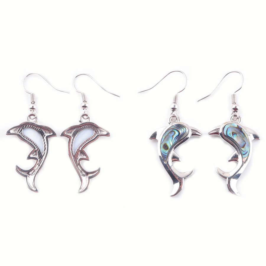 WOJIAER Dragonfly Animal Beads Dangle Drop Earrings Zealand Abalone Shell Gem Stones Pair For Women Charms Jewelry DBR324